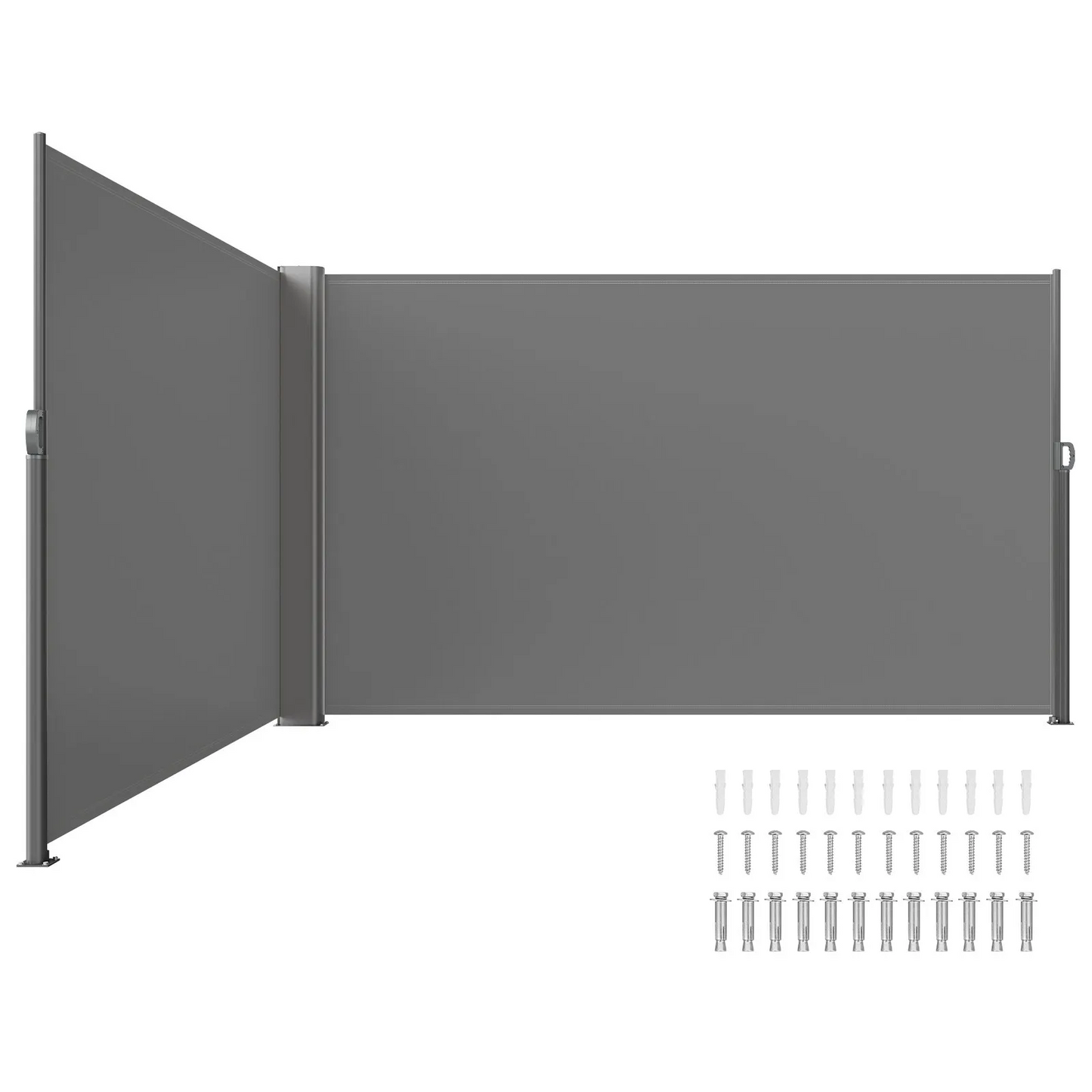 VEVOR Retractable Side Awning Patio Screen Retractable Fence 63x236inch Privacy Screen,-$150