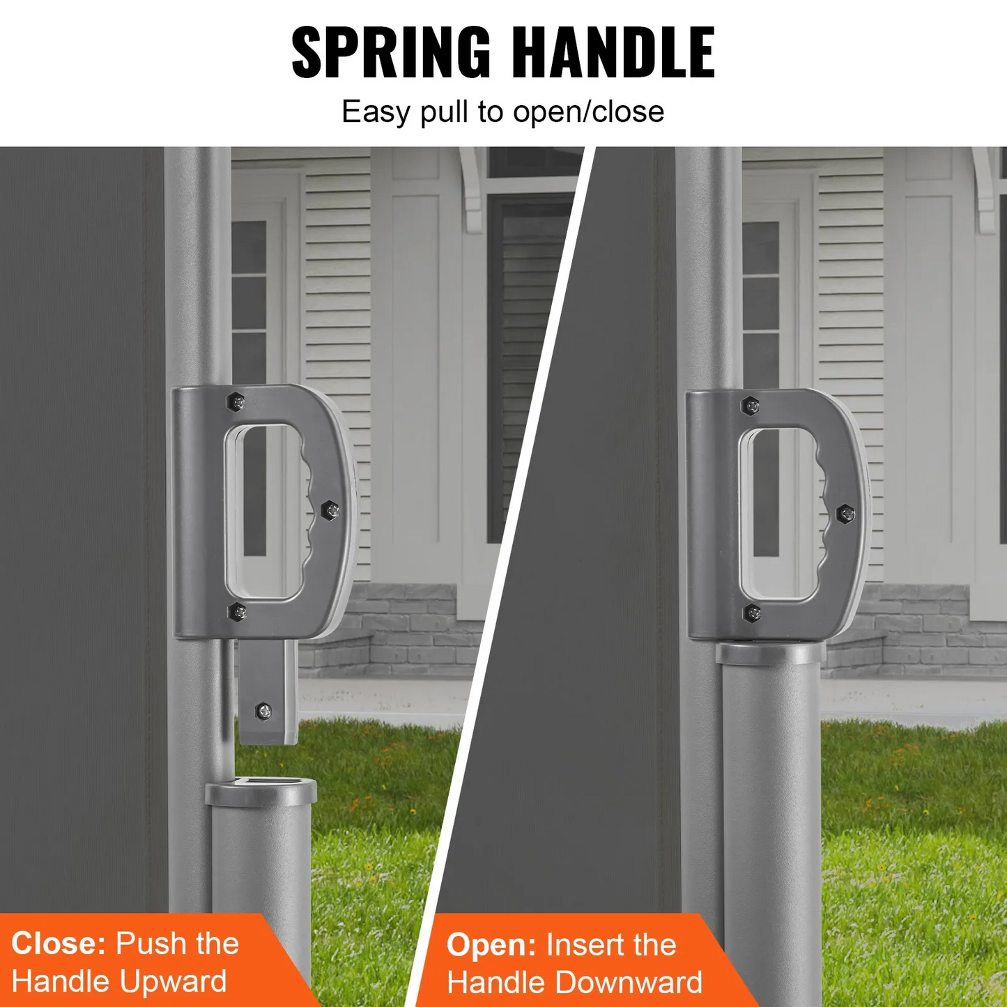 VEVOR Retractable Side Awning Patio Screen Retractable Fence 63x236inch Privacy Screen,-$150
