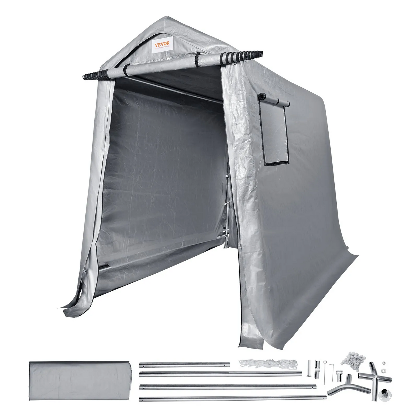 VEVOR Portable Shed Outdoor Storage Shelter, 6x8 x7 ft Heavy Duty All-Season Instant Waterproof Storage,-$130