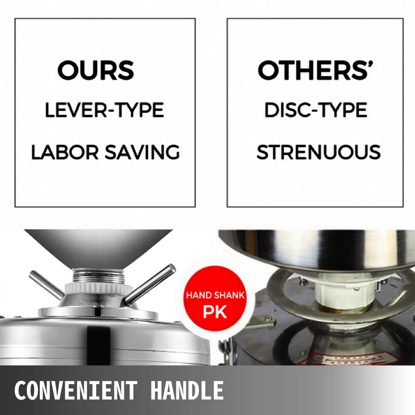 VEVOR Commercial Peanut Butter Maker 15 Kg/h, Electric Peanut Butter Maker 2850 r/min Stainless Steel,-$330