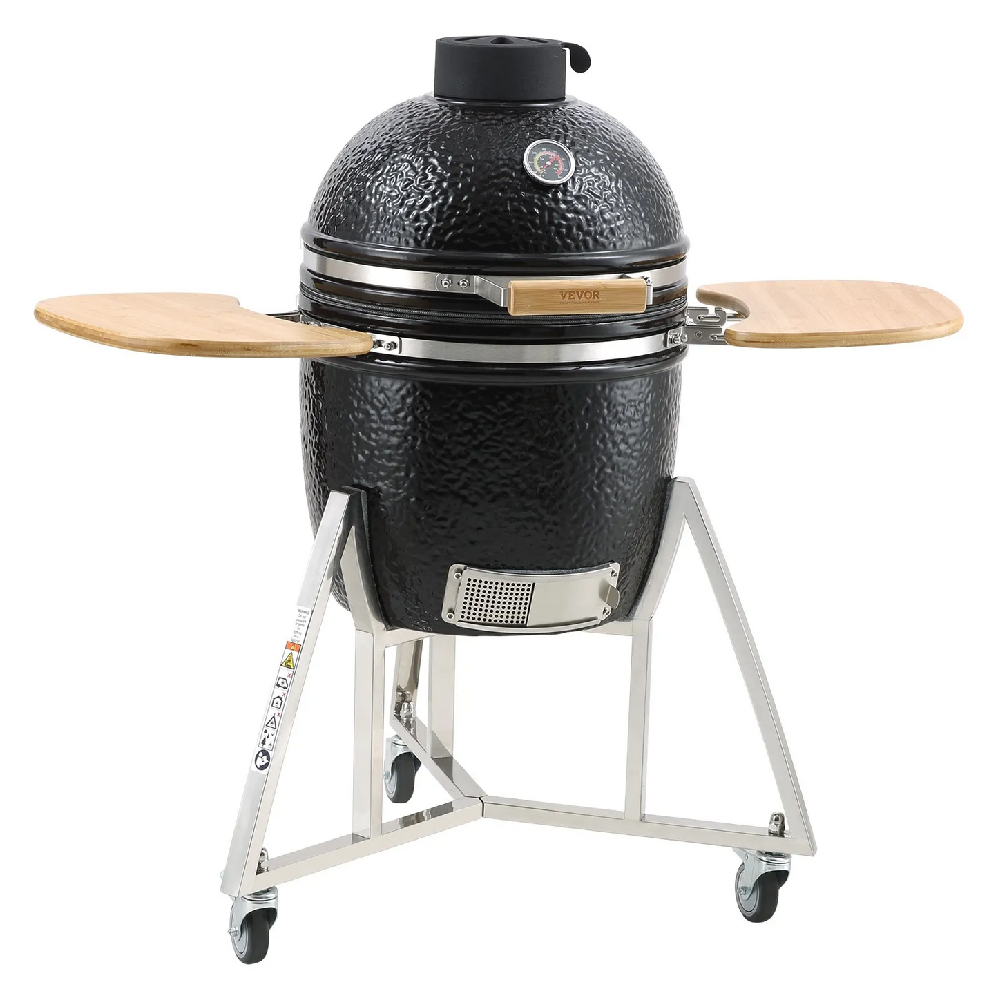 VEVOR 18" Ceramic Barbecue Grill Smoker Portable Round Outdoor Grill for Patio,-$500