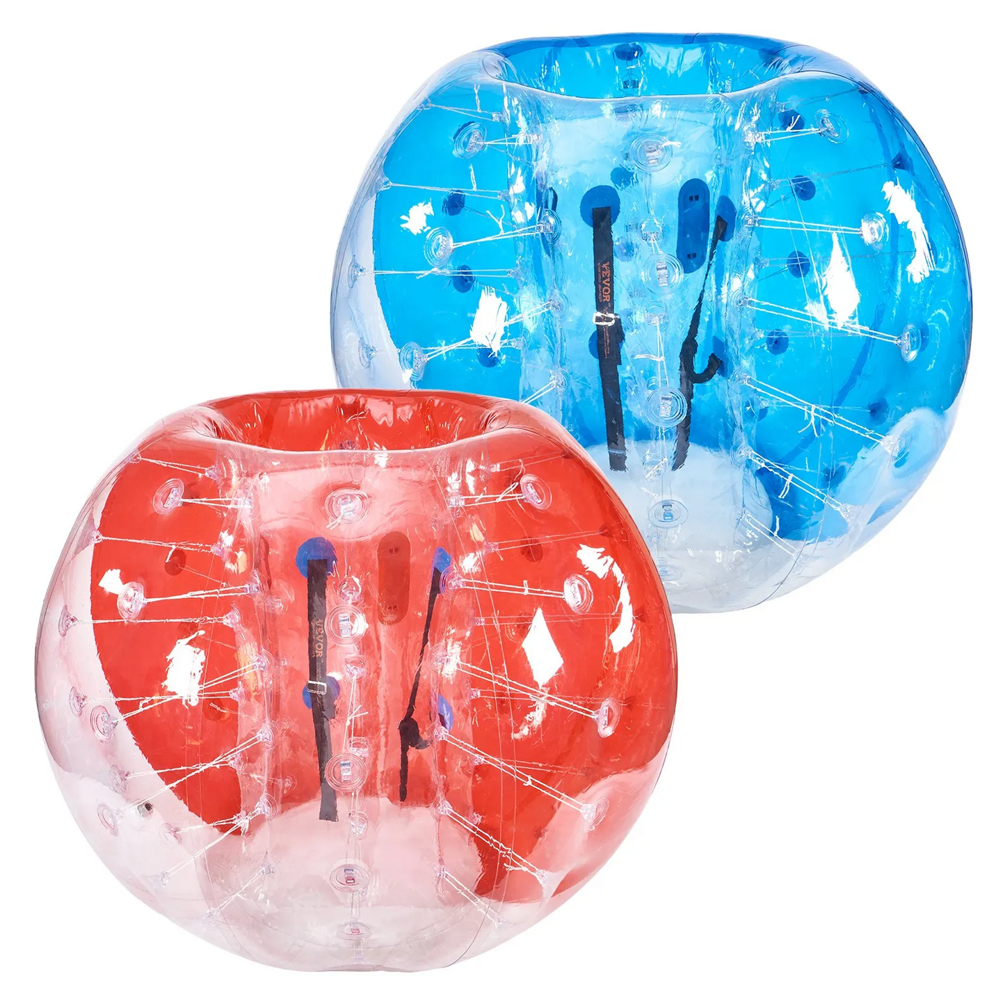 VEVOR Inflatable Bumper Balls 2-Pack, 5FT/1.5M Body Sumo Zorb Balls for Teen & Adult, 0.8mm Thick PVC,-$180