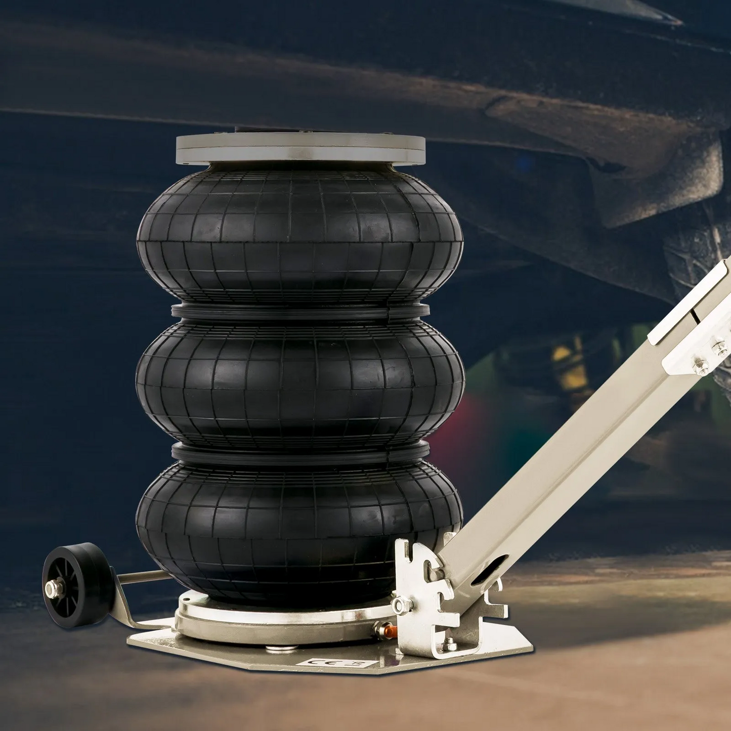VEVOR Triple Air Bag Jack Pneumatic Jack 6600lbs Quick Lift 3T Heavy Duty White,-$85