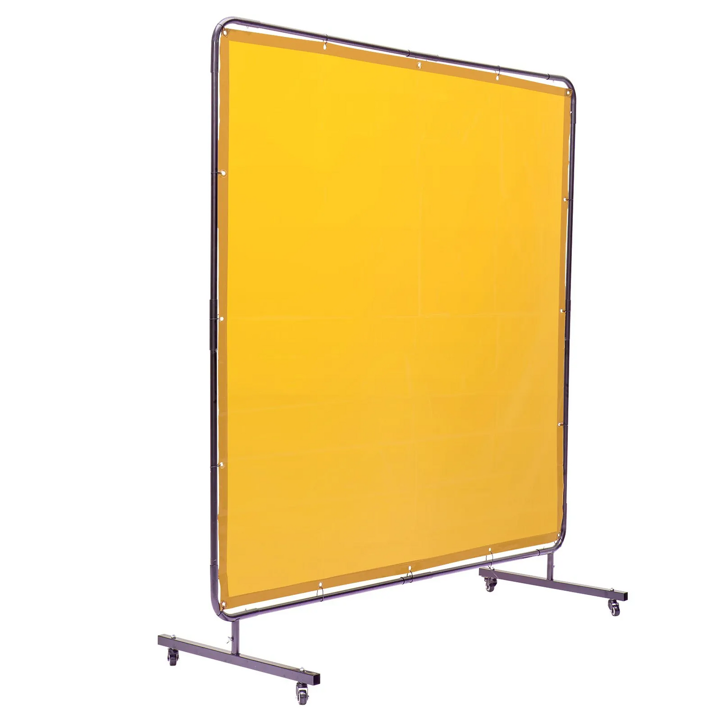 VEVOR Welding Screen with Frame, 6' x 6' Welding Curtain Screen, 4 Swivel Wheel (2 Lockable),-$50