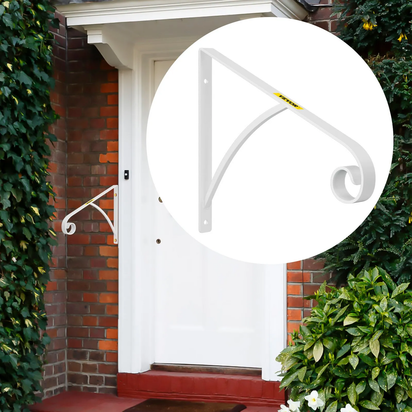VEVOR Handrail Railing aluminum Post Mount Step Grab Rail for Wall Mounted 1 to 2 Steps Solid Hand Rail,-$45