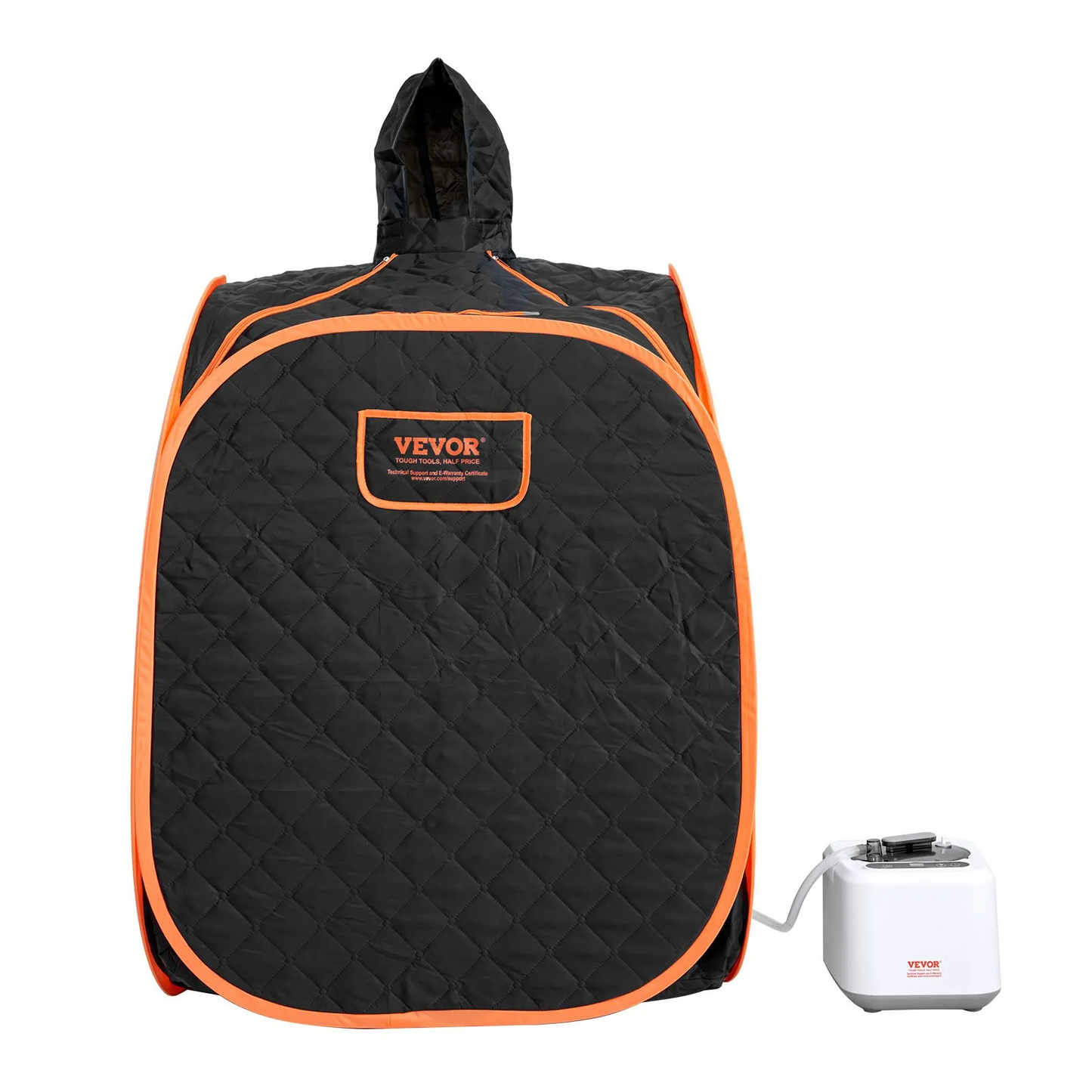 VEVOR Portable Personal Steam Sauna Spa Tent with 2L 1000 Watt Steam Generator, Includes Foldable Chair,-$80
