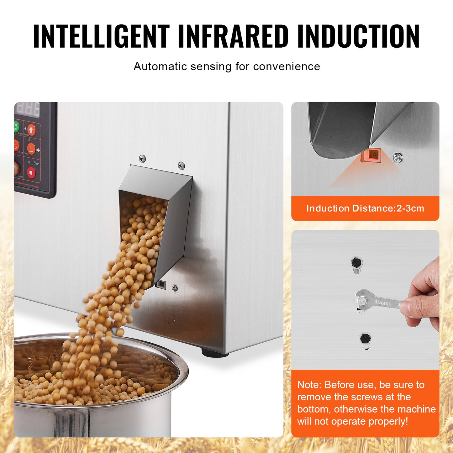 VEVOR Powder Filling Machine, 0.022-1.1lbs/10-500g, Automatic Intelligent Particle Weighing,-$270