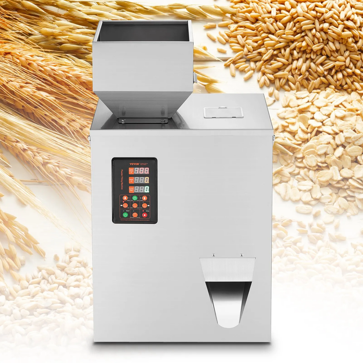 VEVOR Powder Filling Machine, 0.022-1.1lbs/10-500g, Automatic Intelligent Particle Weighing,-$270