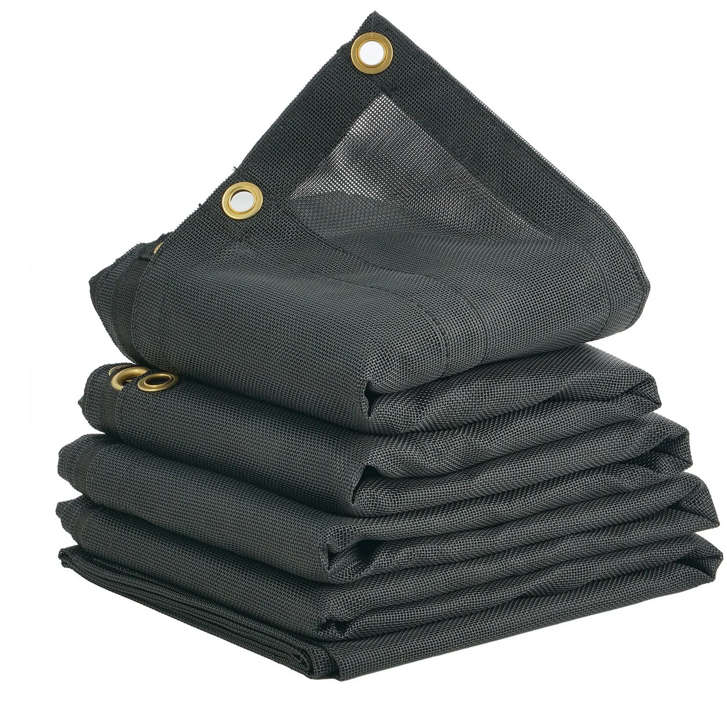 VEVOR Dump Truck Mesh Tarp, 7 x 18 ft, PVC Coated Black Heavy Duty Cover with 5.5" 18oz,-$50