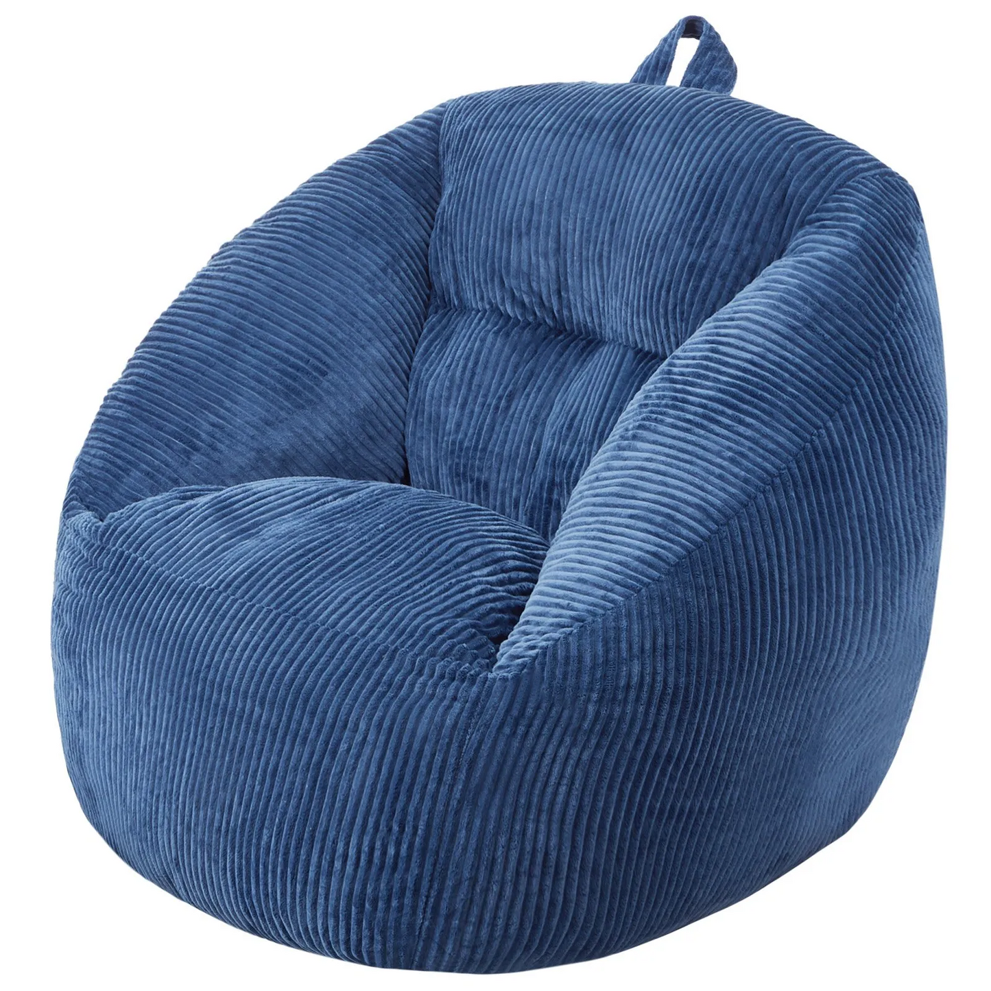 VEVOR 3 feet Bean Bag Chair with Soft Armrests and Storage Pocket Blue,-$70