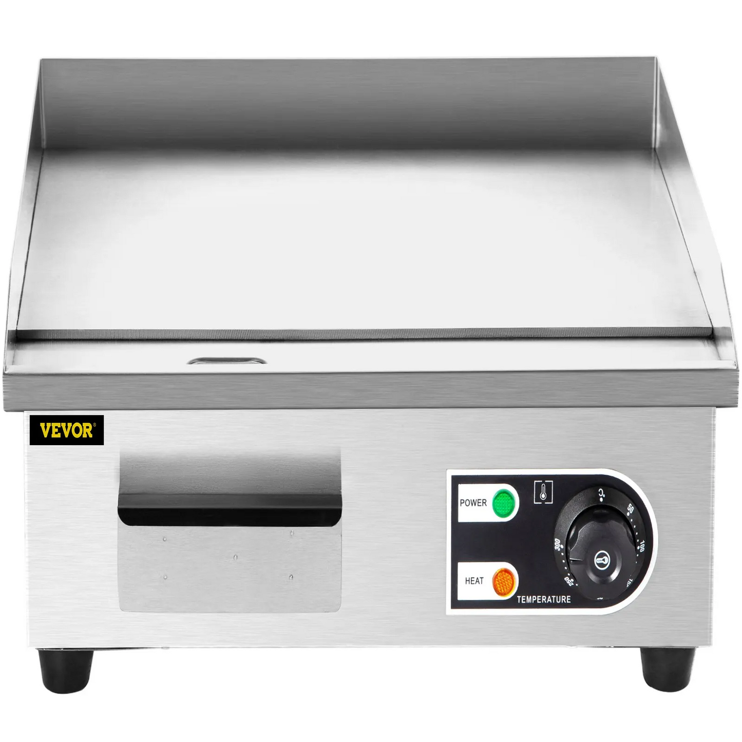 VEVOR 14\" Electric Countertop Flat Top Griddle 110V 1500W Non-Stick Commercial Electric Griddles,-$75