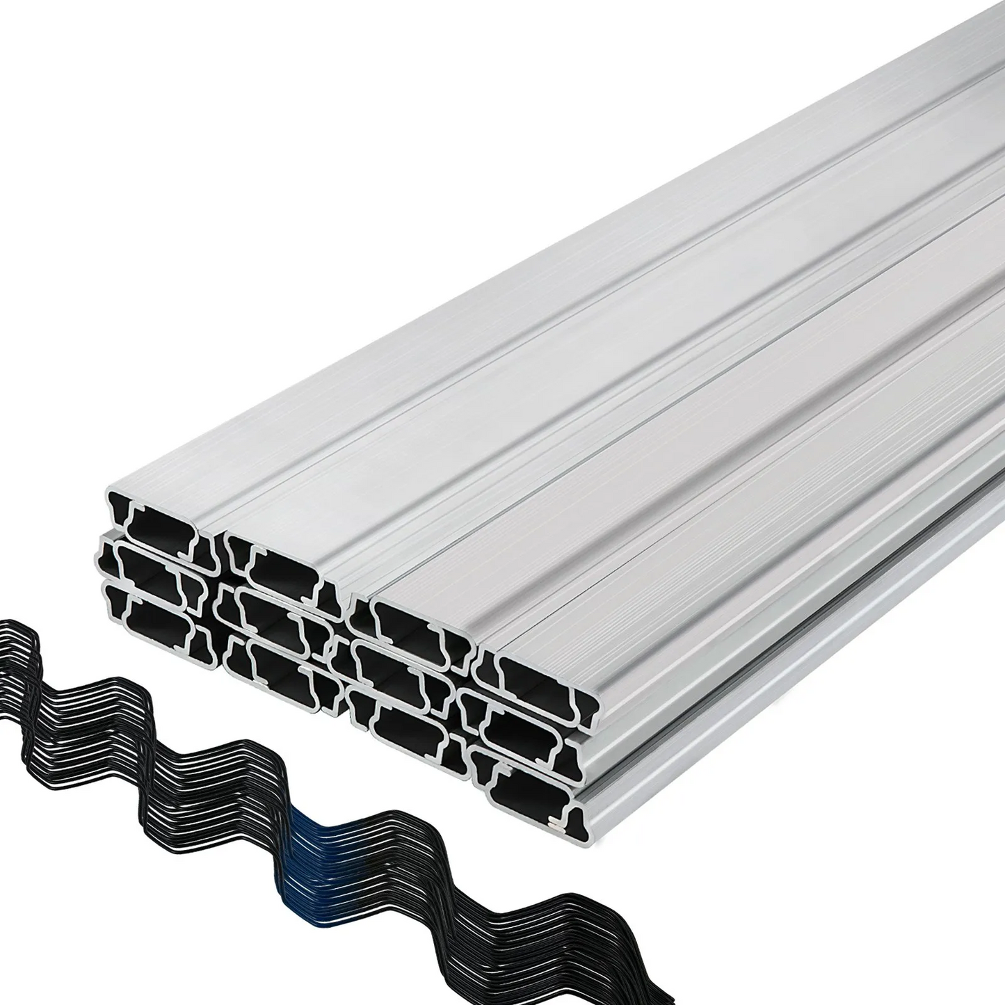 VEVOR Wire and Lock Channel, 6.56ft Spring Lock & U-Channel Bundle for Greenhouse,-$60