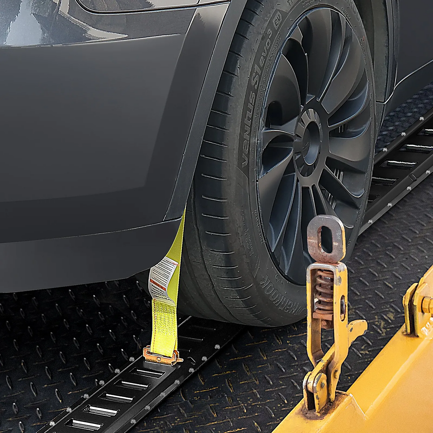 VEVOR E Track Tie Down Rail Kit, 5' Steel Rails, 4 Pack, Secure Cargo & Heavy Loads Up to 2000 lbs,-$70