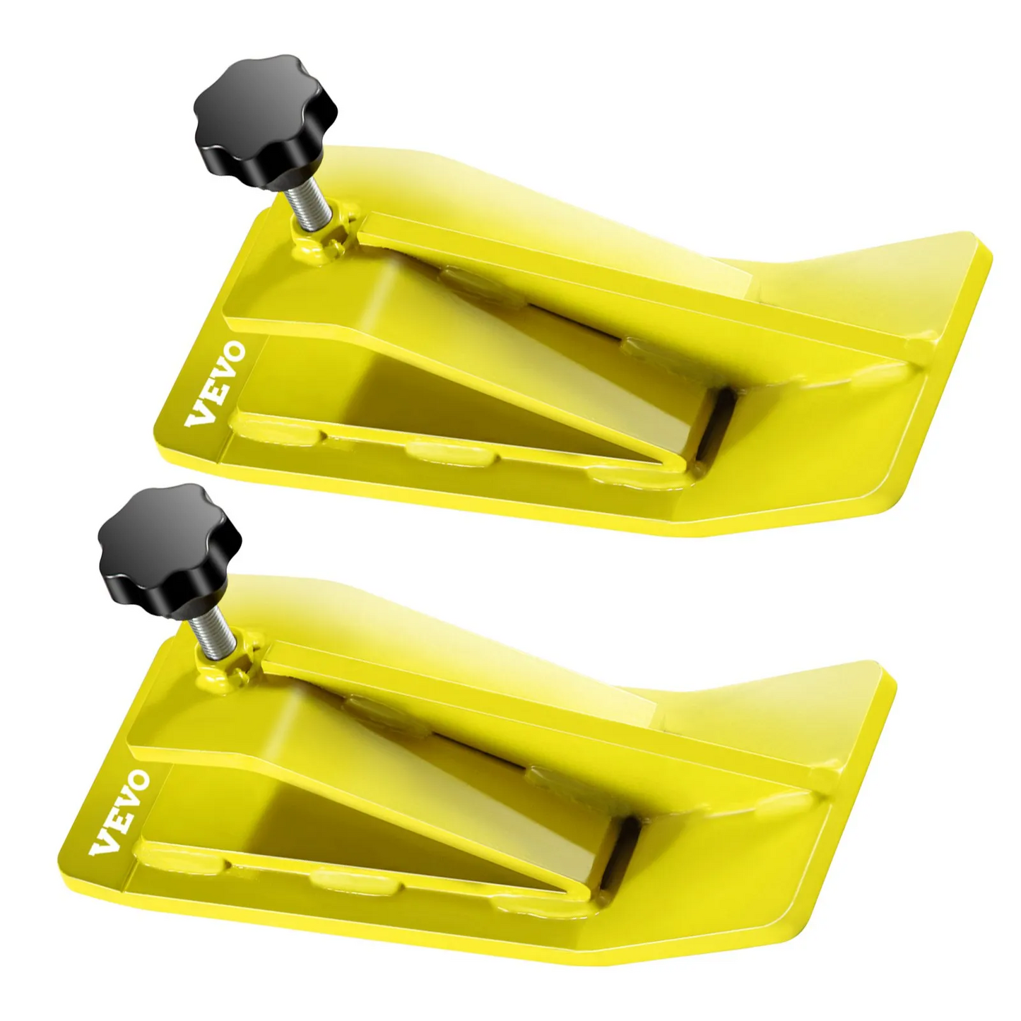 VEVOR 2pcs Tractor Bucket Protector Ski Edge Tamer Protector Snow Removal Yellow,-$45