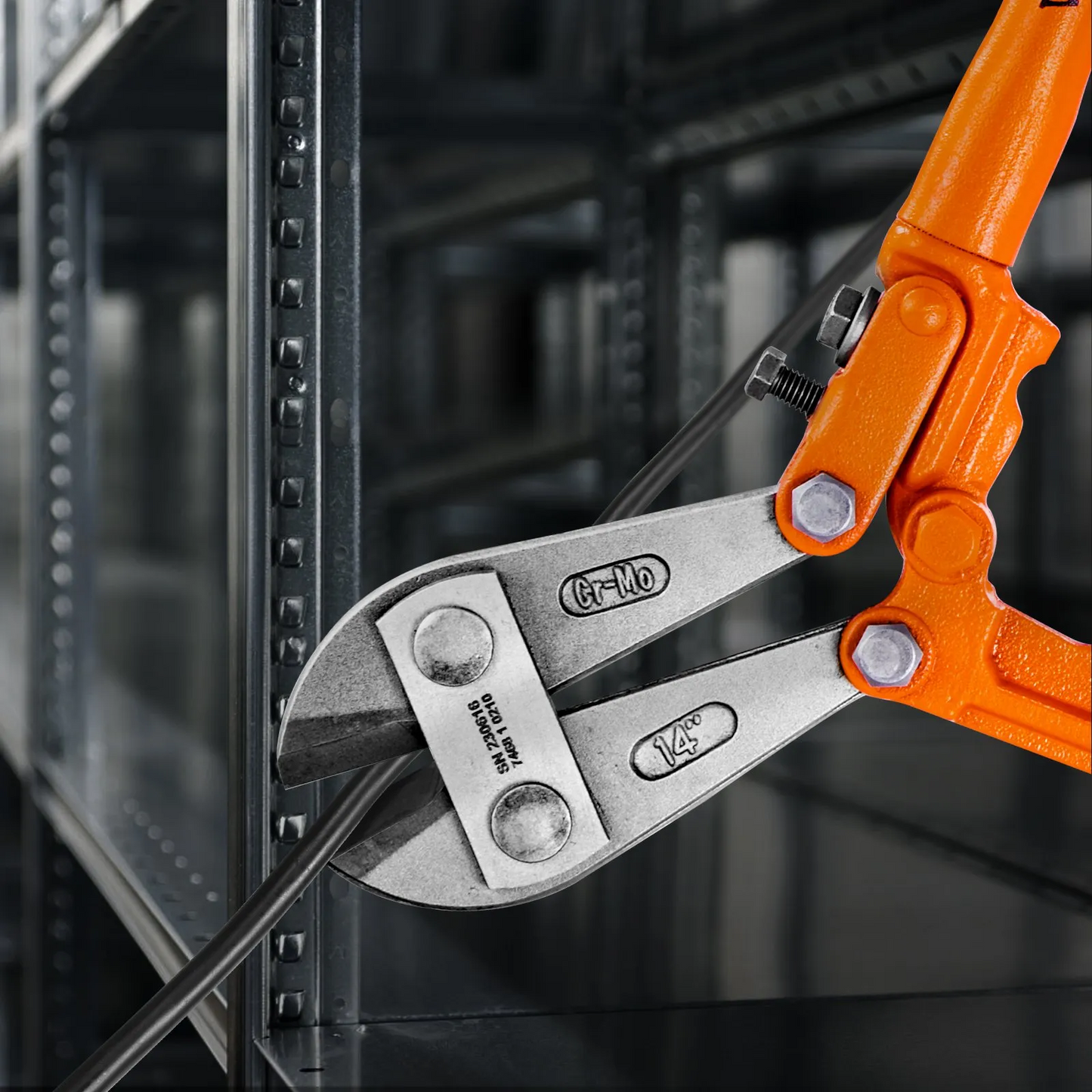 VEVOR Bolt Cutter, 14" Lock Cutter, Bi-Material Handle with Soft Rubber Grip, Chrome Molybdenum Alloy,-$15