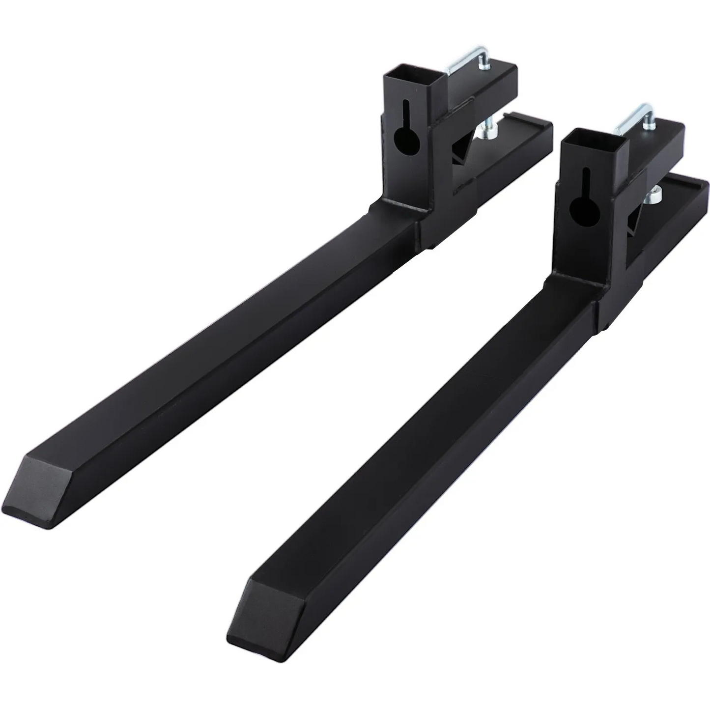 VEVOR Pallet Forks 42.9" 4000 Lbs Max, Clamp On Tractor Bucket Forks 58.7" Total Length,-$120