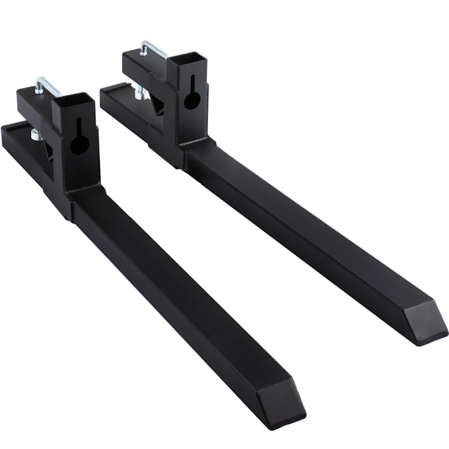 VEVOR Pallet Forks 42.9" 4000 Lbs Max, Clamp On Tractor Bucket Forks 58.7" Total Length,-$120