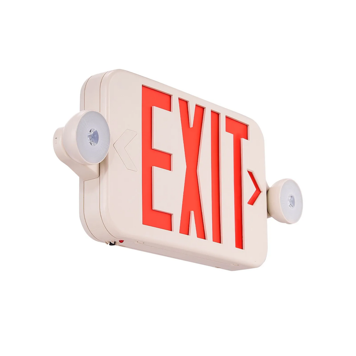 VEVOR LED Exit Sign with Emergency Lights, Two LED Adjustable Heads Emergency Exit Light w/Battery,-$40