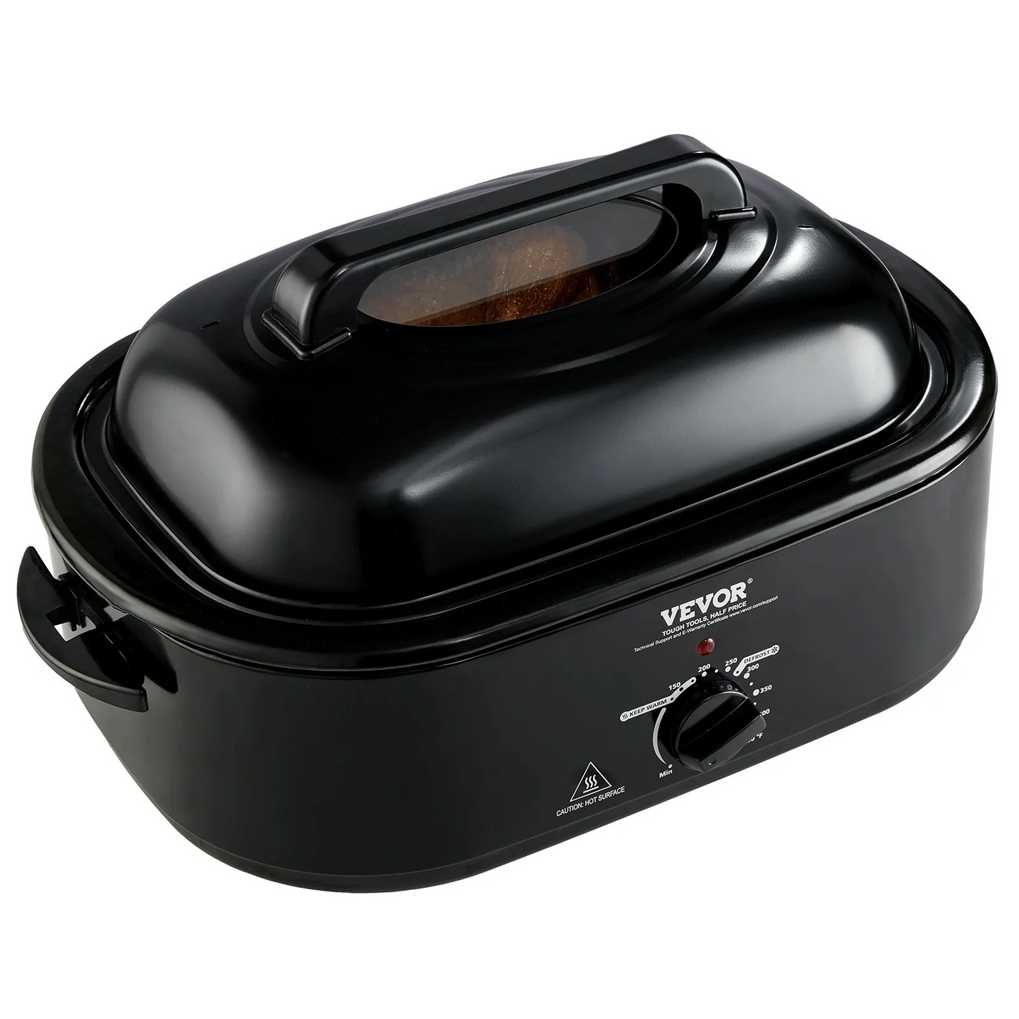 VEVOR Electric Roaster Oven, 24 QT Turkey Roaster Oven with Self-Basting Lid, 1450W Roaster Oven,-$105