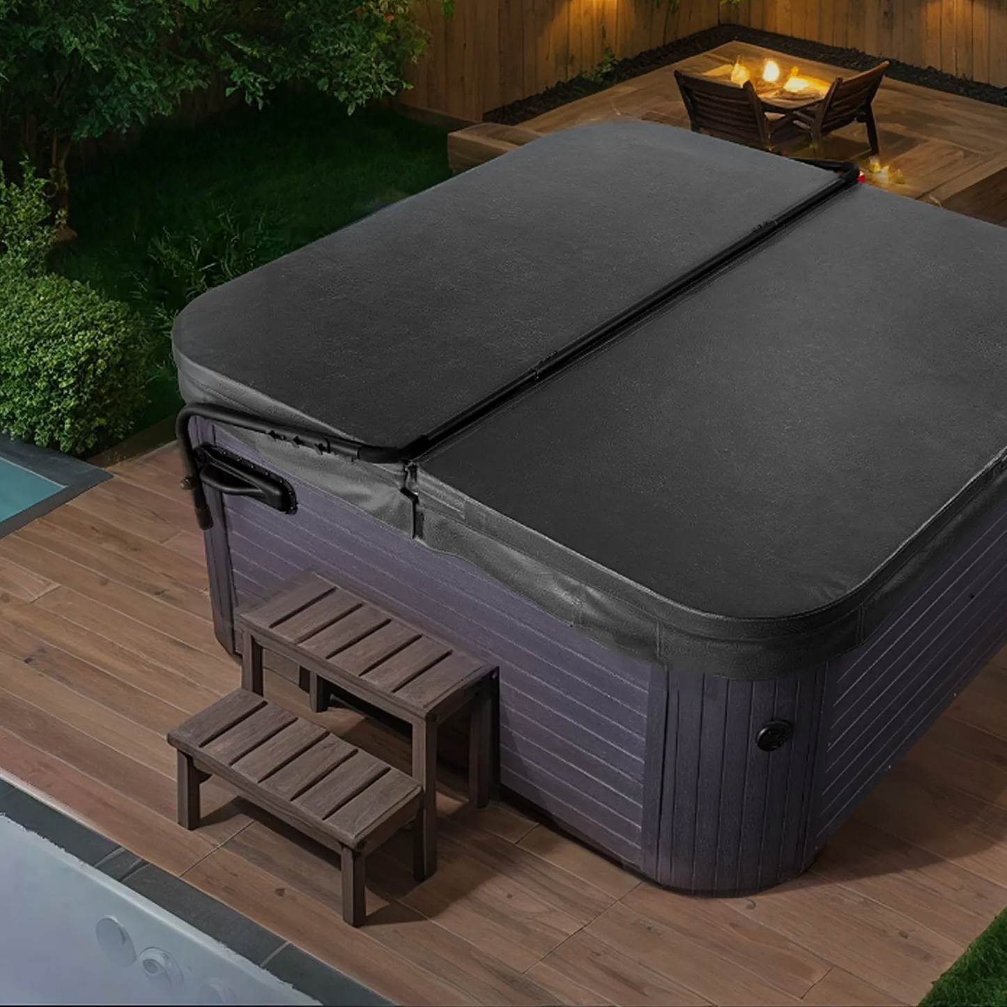 VEVOR Hot Tub Cover Lift, Spa Cover Lift, Height 31.5" - 41.3" Width 69" - 100.5" Adjustable,-$65