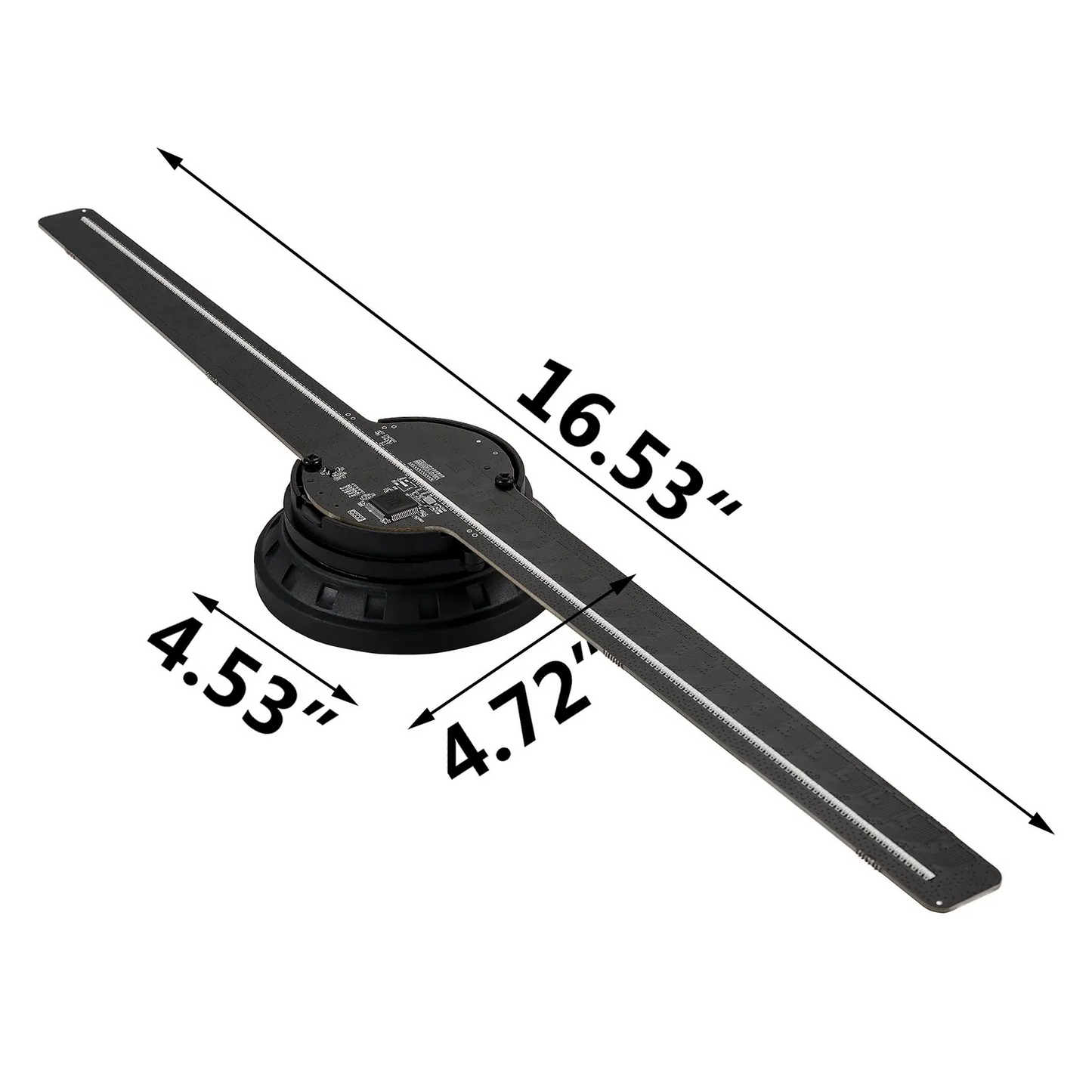 VEVOR 3D Holographic Fan 16.5Inch Hologram Fan with 224 Led Beads Holographic Projector Fan,-$50