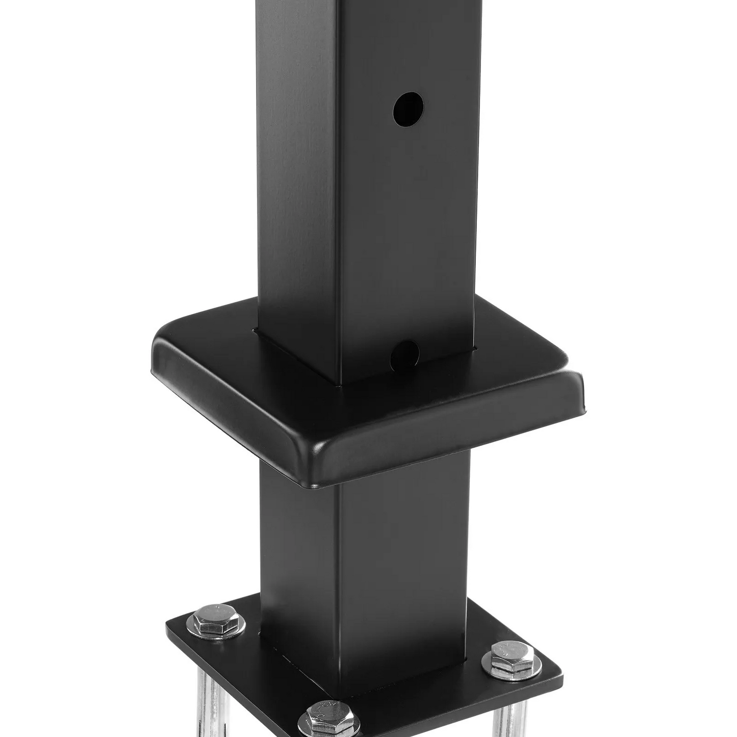 VEVOR 4-Pack Cable Railing Post, 36" x 2" x 2" Steel Horizontal Hole Deck Railing Post, 10 Pre-Drilled Holes,-$130
