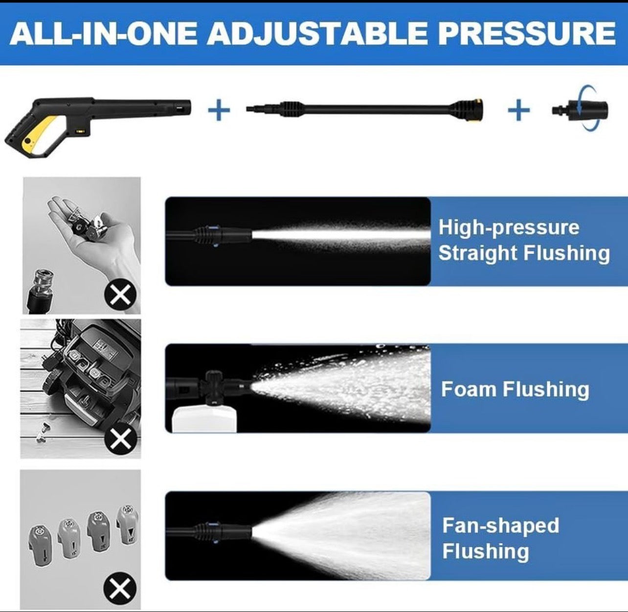 BNIB-Dejiang High ppressure Washer, mobile standing water pump, dynamic power 1600W