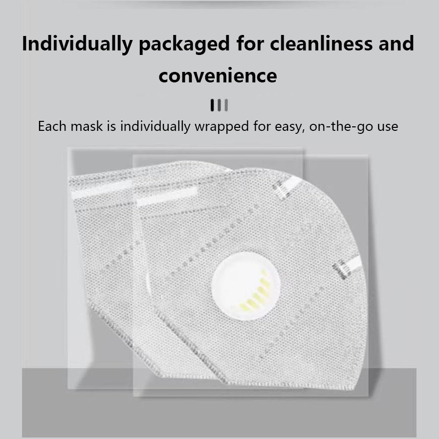 BNIB-KN95 Mask, Eight-Layer Industrial-Grade Protection Against Dust and Viruses,25-Pack