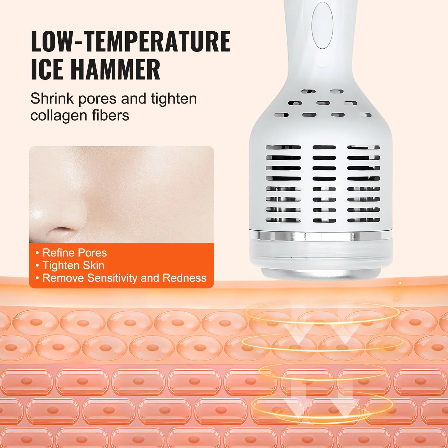 VEVOR 7 in 1 Hydrogen Oxygen Facial Machine, Professional Hydrafacial Machine for Spa with 7-inch LCD