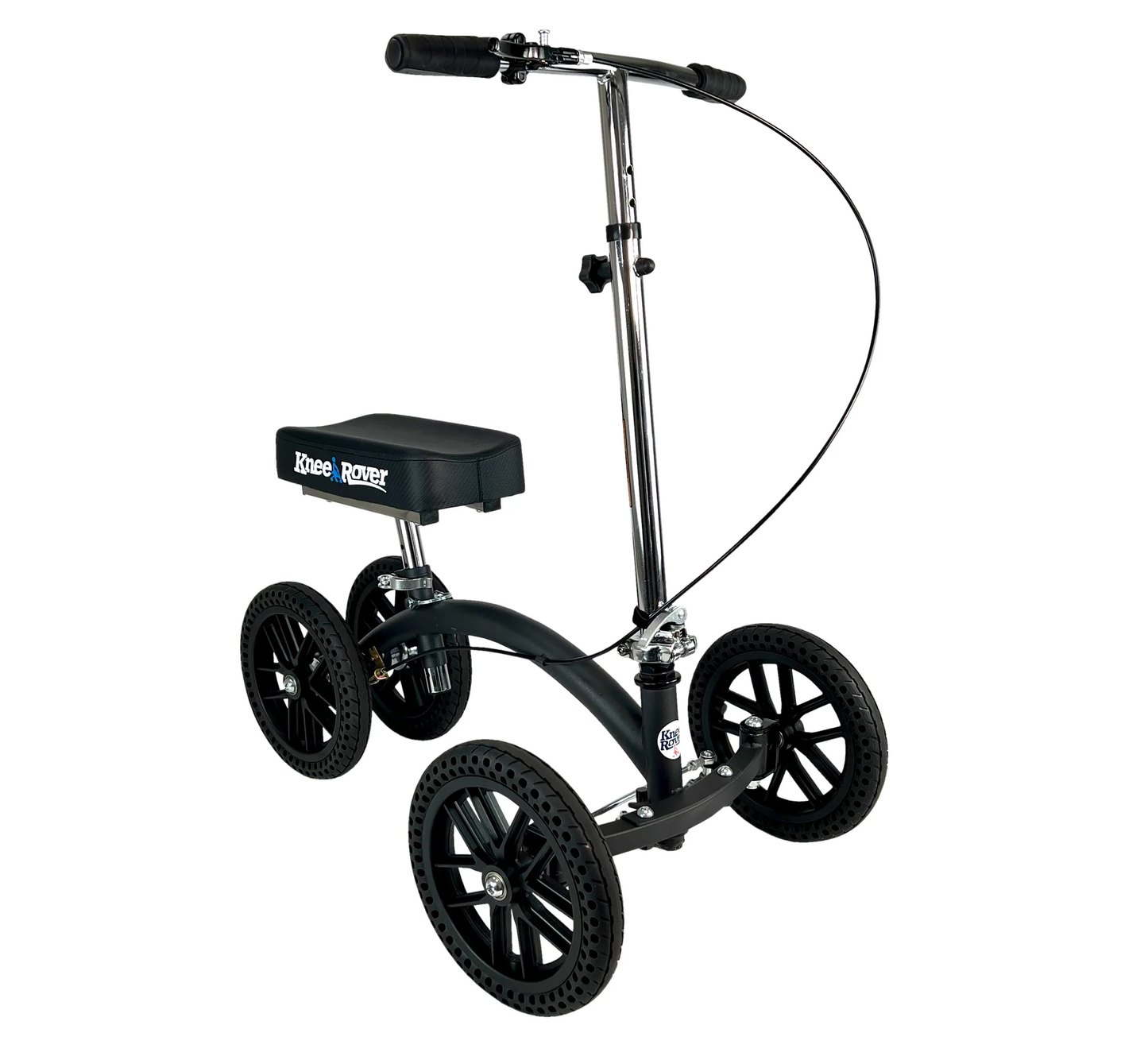 Brand New Knee Rover® Quad HC - All Terrain Knee Walker In Matte Black,-$200