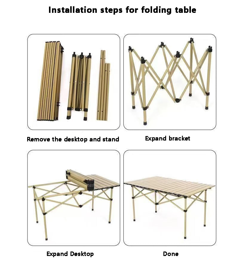 Brand new folding table, outdoor table, picnic/camping table 95x55x50cm