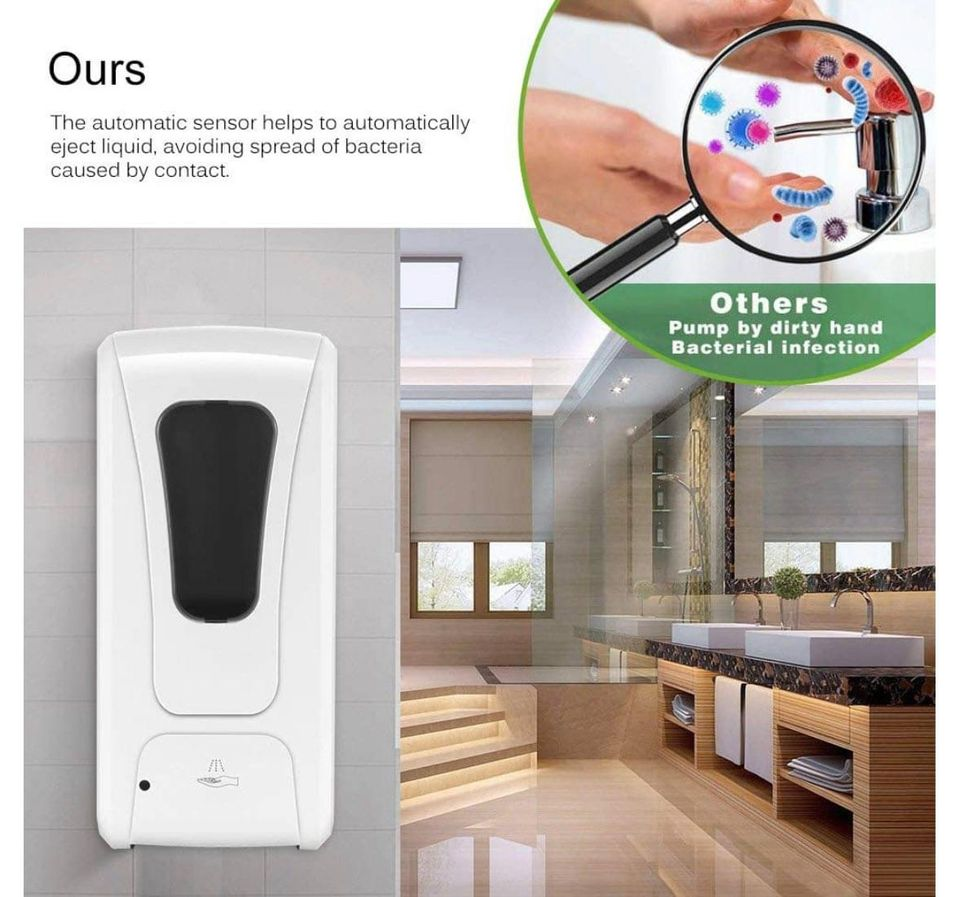 Brand New Soap Dispenser Wall Mount 1000 ML Cap, Waterproof