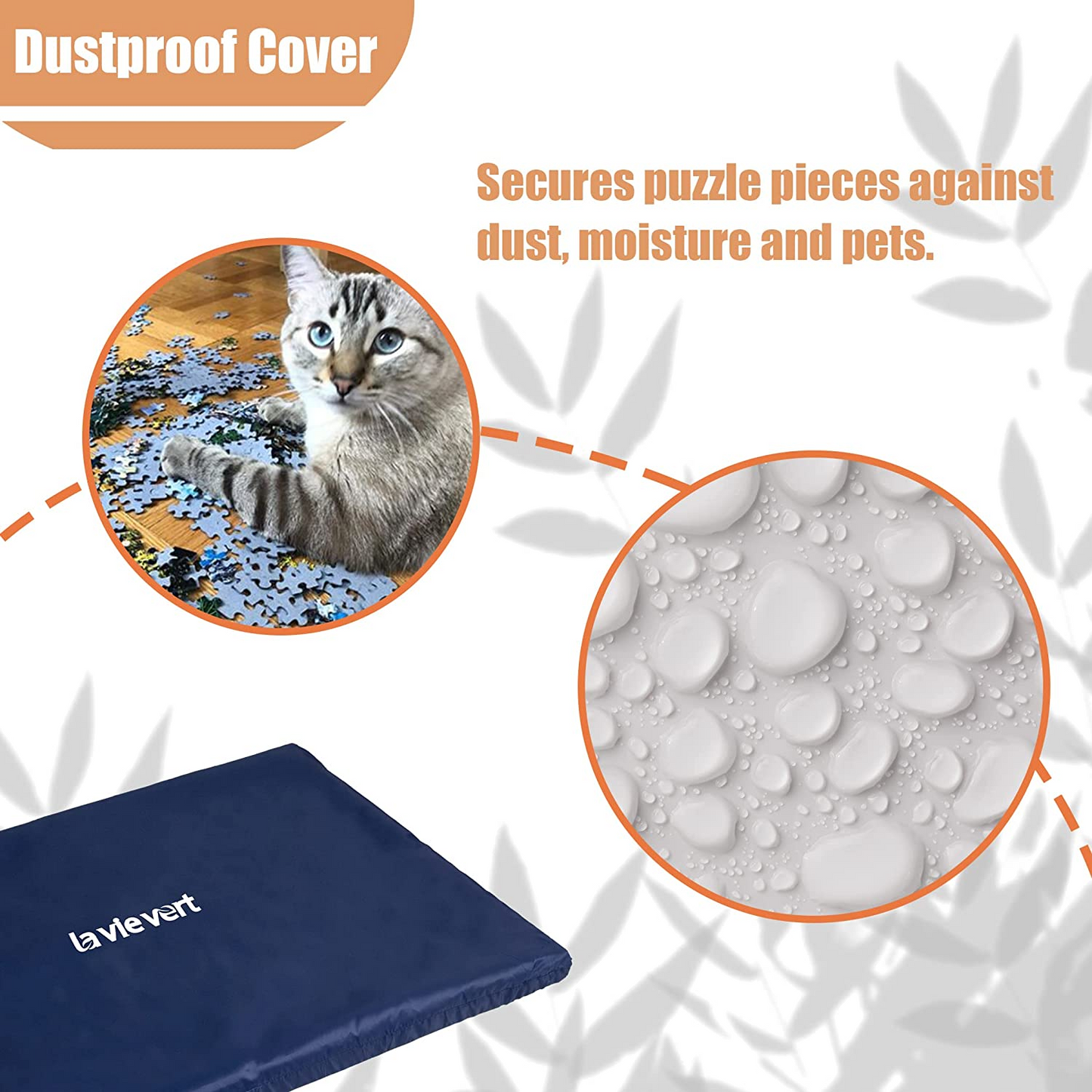 Wooden puzzle table with 4 removable drawers,Dust cover and puzzle pad for up to 1,500 pieces, $60