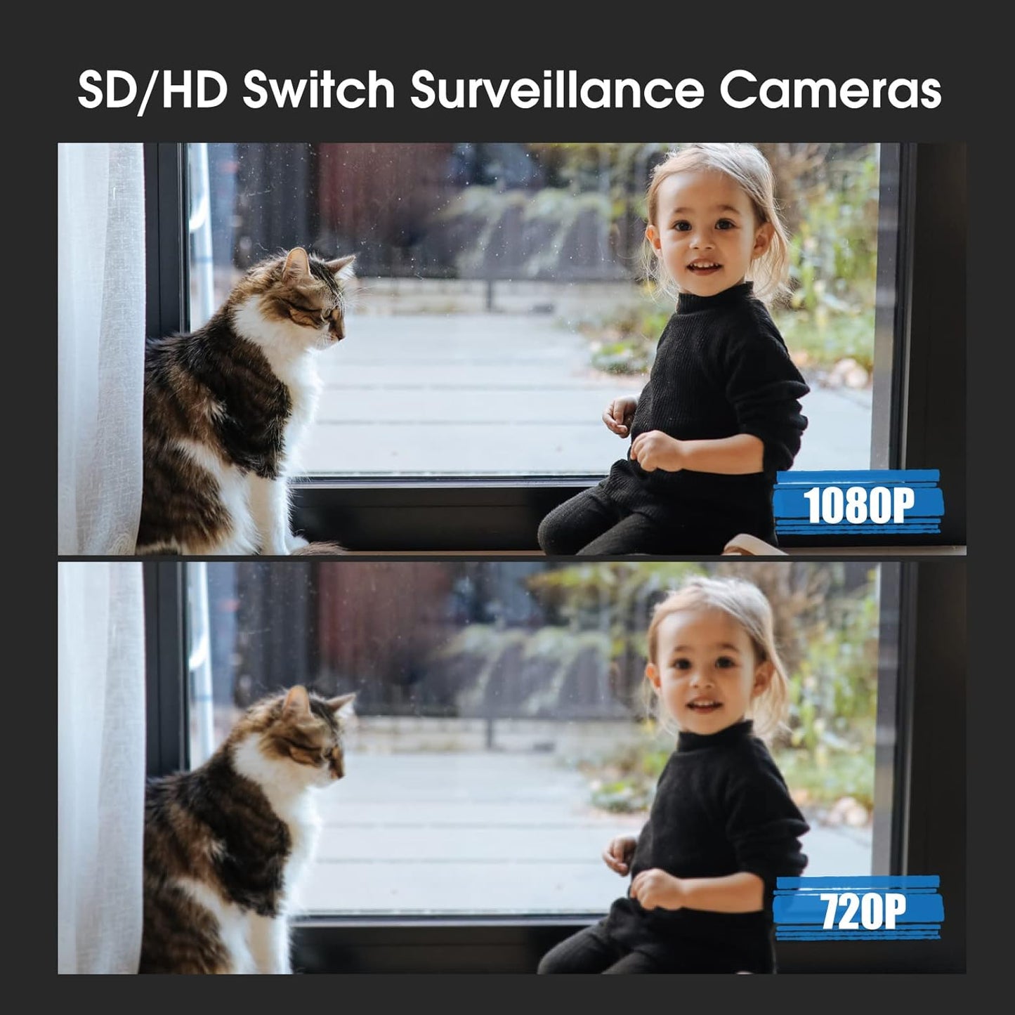 BNIB-Light Bulb Security Camera, 1080P Wireless Indoor Cam with 355°Pan/Tilt, 2.4GHz WiFi (Not 5G)
