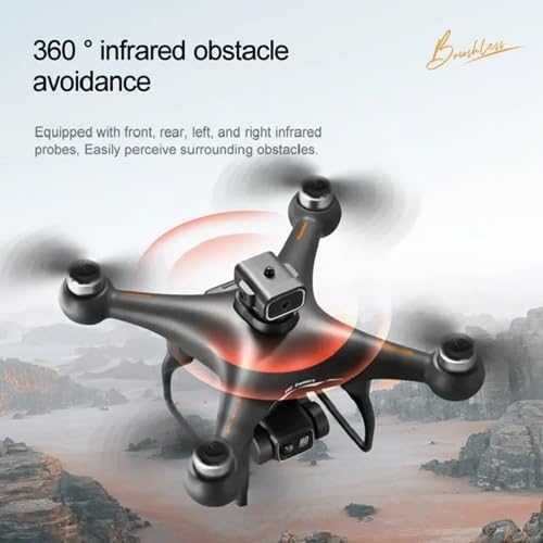 BNIB-S116 Max Drone with 4K HD Dual Camera, 360°Obstacle Avoidance, Brushless Motors,-$70