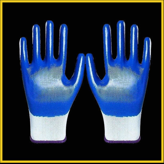 BNIB- nitrile gloves, protective gloves wear-resistant, waterproof, oil-resistant, thickened, non-slip and breathable,-$15 for 12 pair