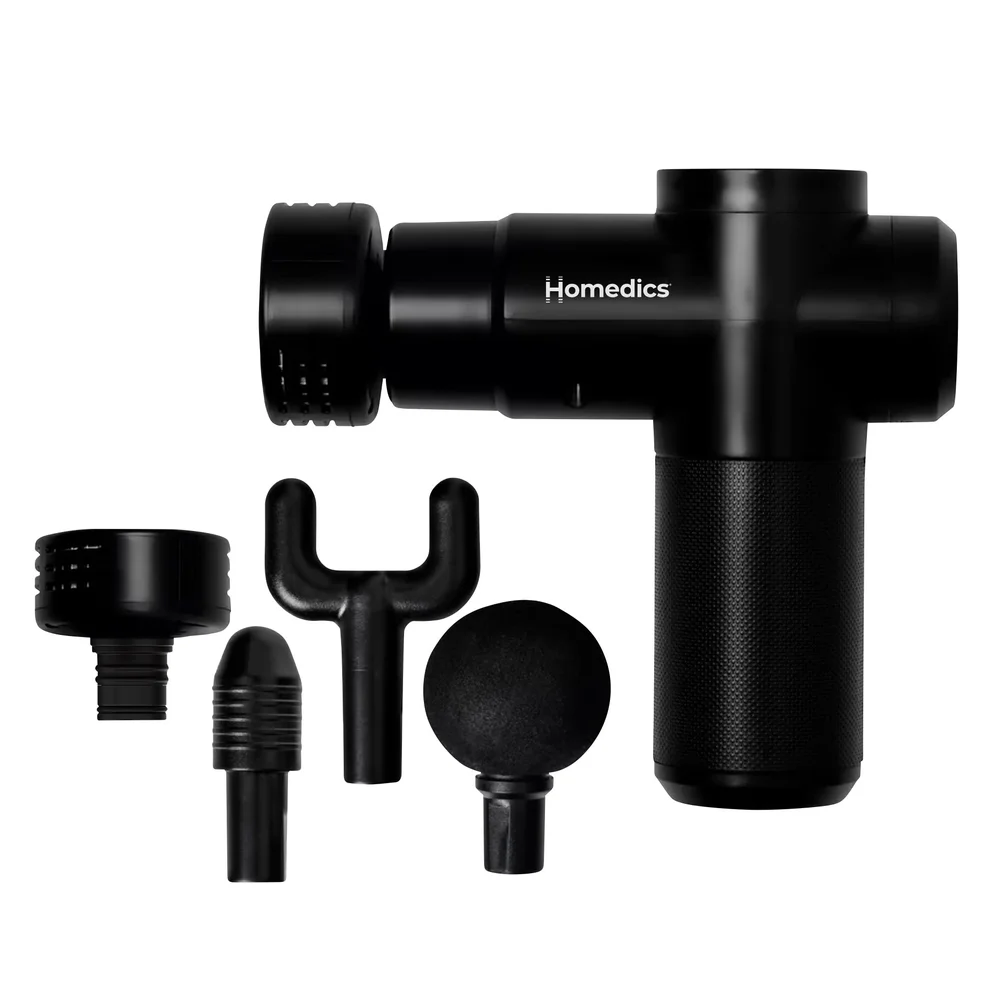 BNIB-Homedics Compact Hot and Cold Therapy Percussion Massage Gun Cordless Recharge