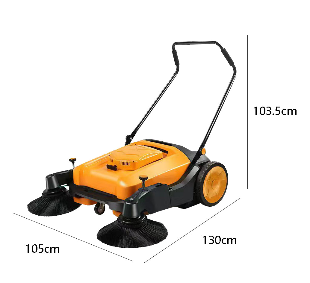 BNIB-Sweeping machine, cleaning machine, hand sweeping machine, dust collection capacity 70L