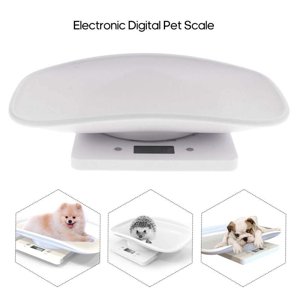 BNIB-Mini Pet Scale Digital Scale Baking Kitchen Scale Tray Postage Scale Food Scale for Newborn Small Dogs Cats