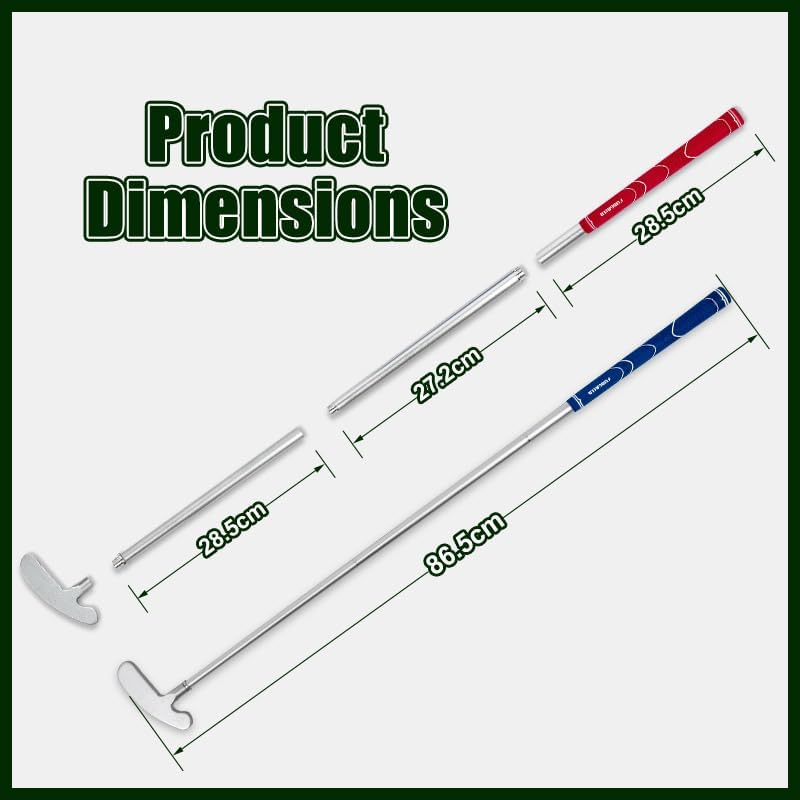 Brand New Classic Two Way Mini Golf Putter for Right-Handed & Left-Handed Golfers
