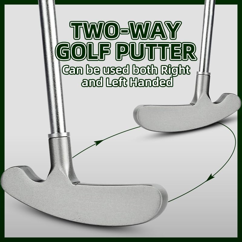 Brand New Classic Two Way Mini Golf Putter for Right-Handed & Left-Handed Golfers