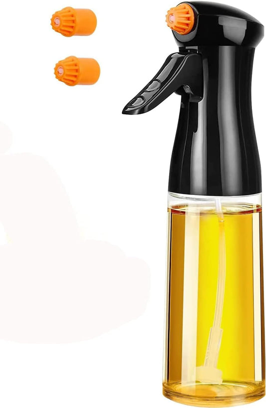 BNIB-Oil Sprayer for Cooking, Olive Oil Sprayer Mister Spray Bottle with 2 Rotatable Nozzles