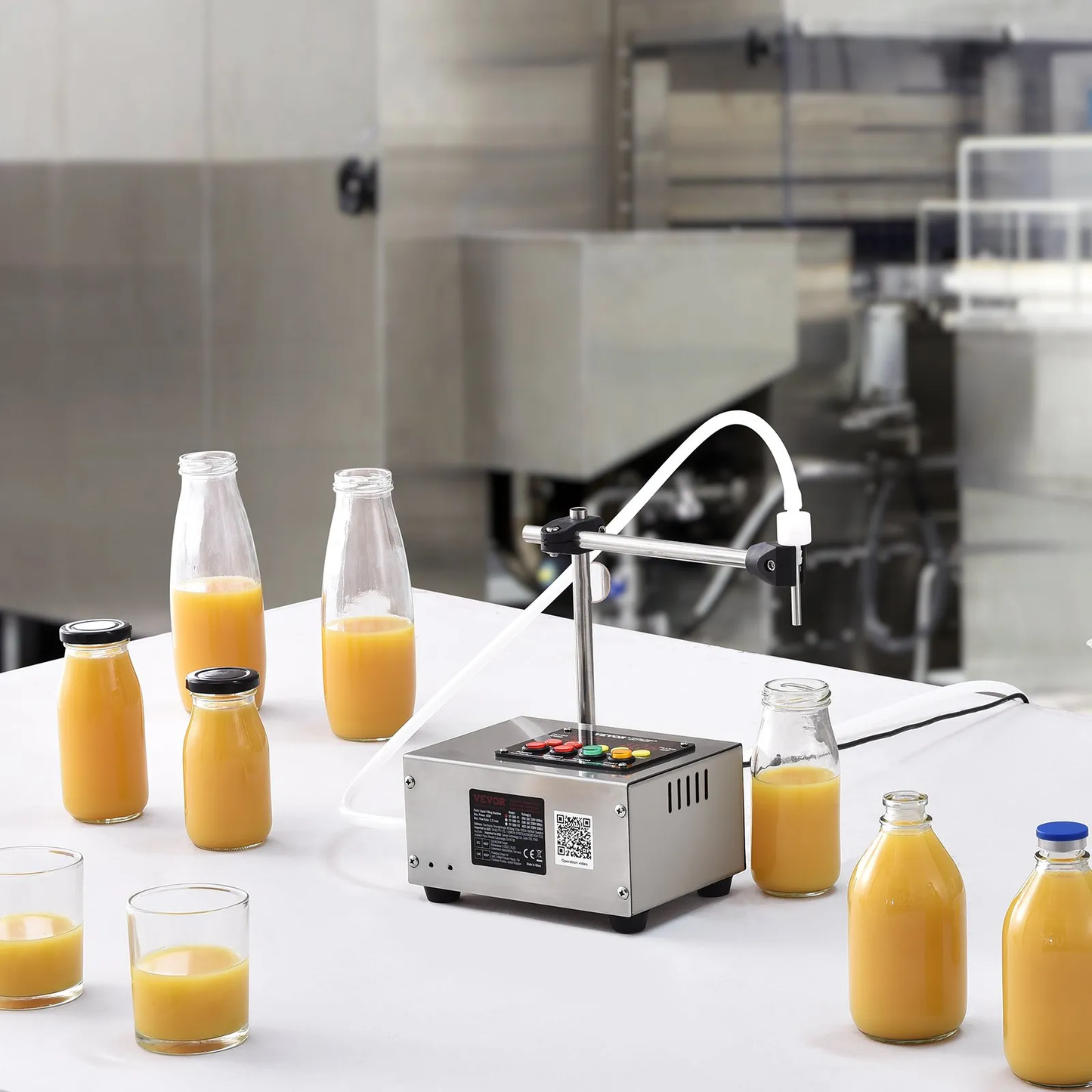 VEVOR Liquid Filling Machine, 10-4000ml Filling Capacity, Automatic Bottle Filler Machine Bottling Machine,-$60