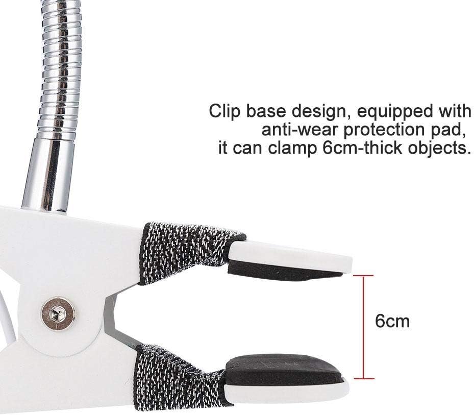 BNIB-LED Clip-On Desk Lamp, Flexible Gooseneck LED Light for Nail Desk, Manicure, Makeup,-$15