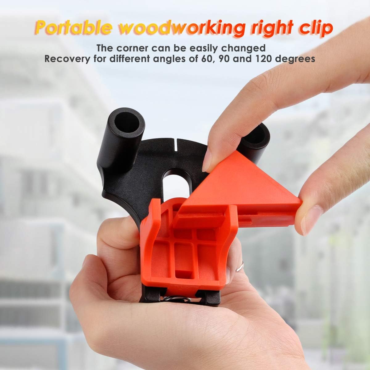 BNIB-Corner Tensioner Angle Tensioner Set, 60/90/120 Degree Wooden Clamps,Board Thicknesses 5-22 mm, -$15