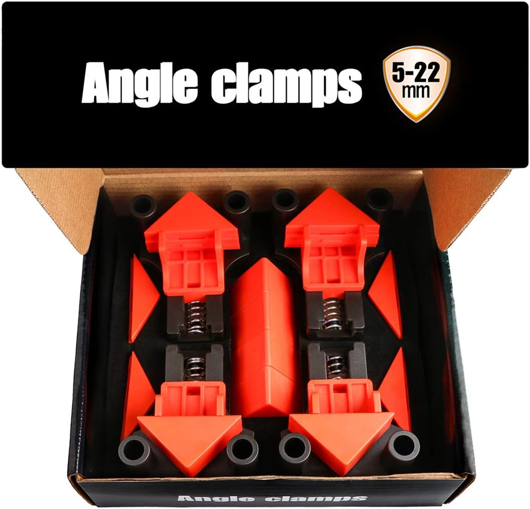 BNIB-Corner Tensioner Angle Tensioner Set, 60/90/120 Degree Wooden Clamps,Board Thicknesses 5-22 mm, -$15