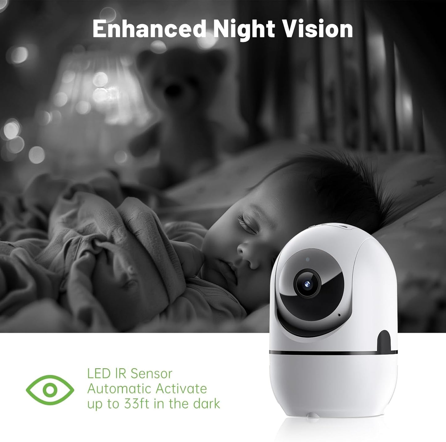 BNIB-2K Indoor Security Camera 5G&2.4G WiFi Dog Pet Camera with Phone App,360°Camera Indoor,-$15