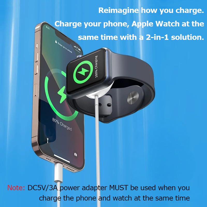 BNIB-2-in-1 USB C Cable Charger Compatible with Apple Watch iPhone,Pad Pro (3.9FT)