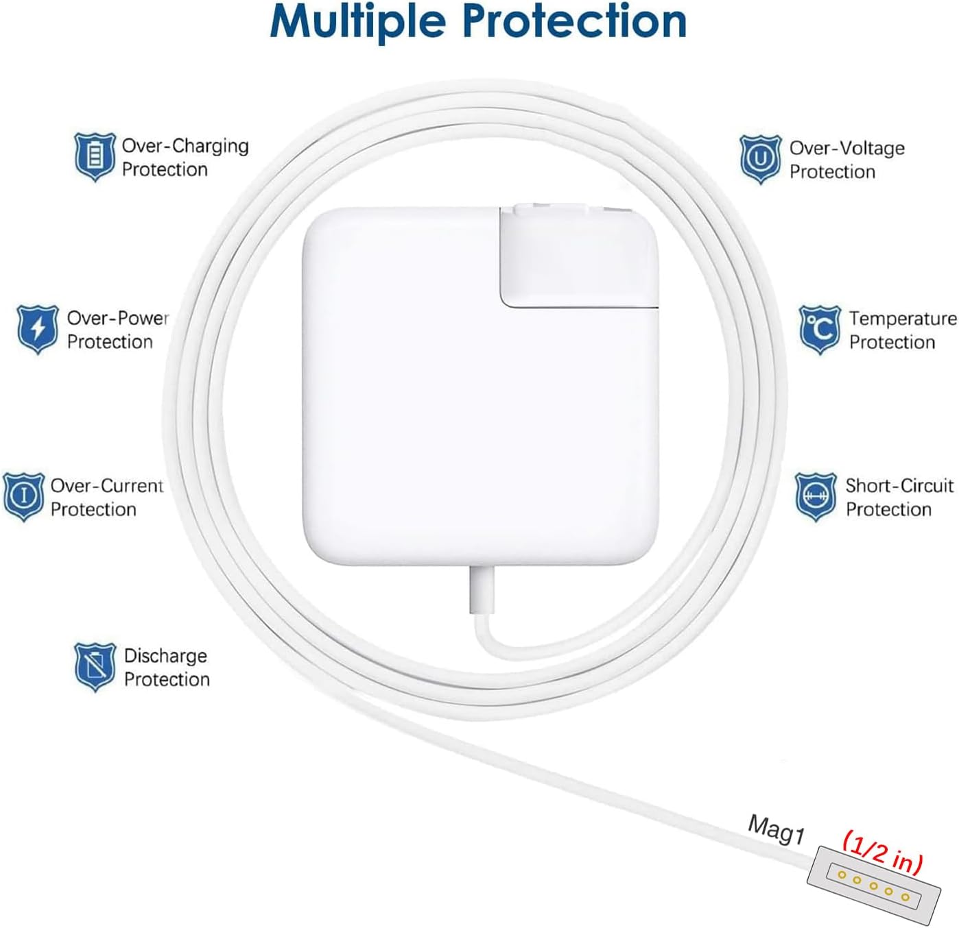 BNIB-Mac Book Pro Charger-85W L-Tip Power Adapter, Replacement Charger for Mac Book Pro 15-17 inch