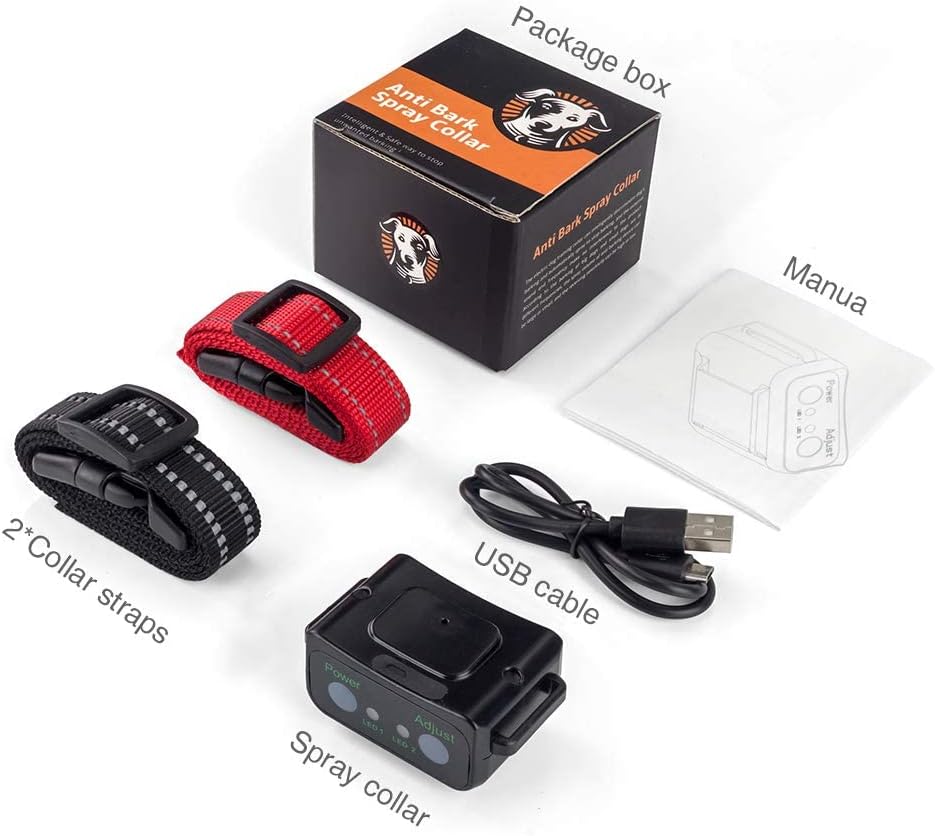 BNIB-Citronella Dog Collar for Barking Automatic No Barking Collars Spray Bark Collar